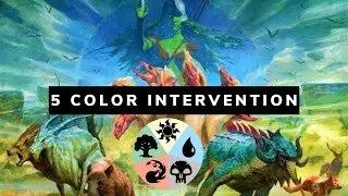 5 Color Interventions in mythic rank MTG Arena