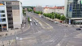 Leipzig - Kreuzung Augustusplatz / Grimmaischer Steinweg