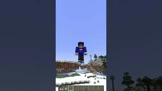 What happens if you give 1000 level jumping ability to a goat in Minecraft #shorts