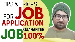 Tips & Tricks for Job Application | How to get Job in Big Companies | Job Preparation