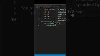 Learn Python || Python Programming Tutorial || Best Pattern tutorial #python #coding #shorts #viral