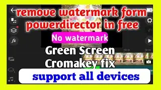 How to remove watermark form powerdirector in free | only mb