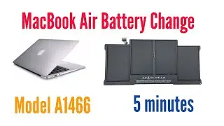 MacBook Air Battery 🔋 replacement in 5 minutes model A1466