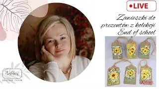 Zawieszki do prezentów z kolekcji #EndOfSchool od @PlushleafPapers - zapis liva z FB