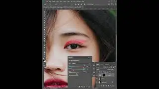 Create eyeshadow on photoshop 