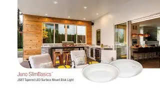 Juno® SlimBasics™ JSBT Tapered Surface Mount Disk Light Family