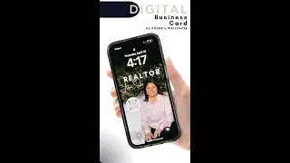 Digital Business Card as Phone's Wallpaper