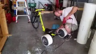 How to Add PVC Sleeves to Razor DXT Drift Trike DIY