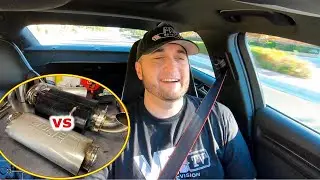AUDI RS3   BORLA vs FLOWMASTER