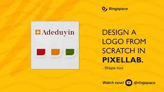 How to use the SHAPE TOOL IN PIXELLAB | Logo Design Tutorial
