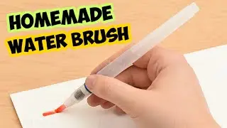 How to make water brush at home || Sajal's Art