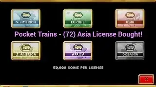 Pocket Trains - (72) Asia License Bought!
