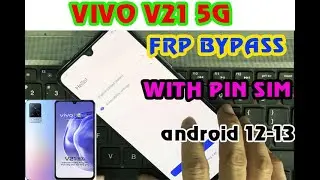 Vivo V21 5G Frp Bypass Android 12 New Method Without PC 2023 | with PIN sim