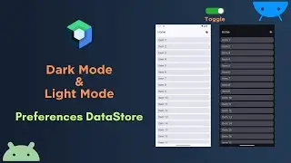 Dark-Light Mode Toggle with Preferences DataStore | Jetpack Compose | Code-Along