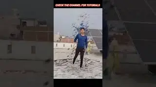 I make super hero landing vfx in cap cut 