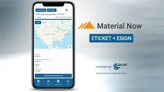 Material Now - eTicket + eSign in the Material Now App