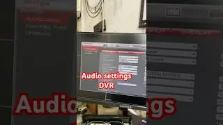 Audio Settings CP PLUS DVR Mic Camera CP PLUS DVR CP -UVR-0801E1-CS Audio settings