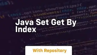 java set get by index
