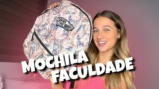 TUDO O QUE TEM NA MINHA MOCHILA DA FACULDADE