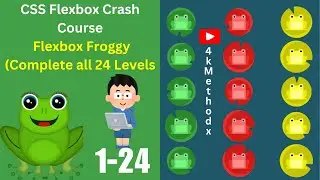 Complete Course : Flexbox Froggy - A game for learning CSS flexbox