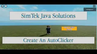 Create an AutoClicker in Java