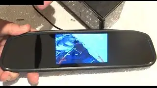 Зеркало заднего вида с LCD-монитором и камерой в ВАЗ 2114. Видео №111