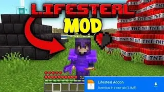 Best Lifesteal Smp Mod For Minecraft Pe 1.19+|| Lapata Smp Lifesteal Mod..
