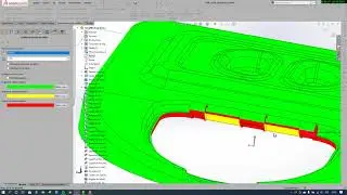 Como crear líneas de partición en una pieza irregular SolidWorks 2020