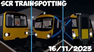 Trains At Benton 16/11/2023 - SCR Trainspotting - Roblox Stepford County Railway