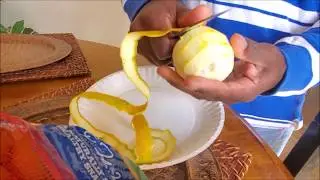 How to peel an orange like a Jamaican