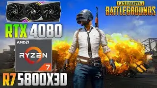 PlayerUnknown's Battlegrounds : RTX 4080 + Ryzen 7 5800X3D | 4K - 1440p - 1080p | High & Low