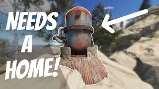 RUST - The SMALLEST Refinery Base Possible - Rust Base Building