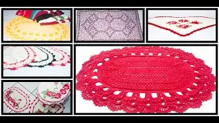 PHOTOS OF SOME CARPETS AND CROCHET BATHROOM KIT