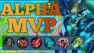 ALPHA ONE HIT BUILD 2024 | ALPHA MVP GAMEPLAY | BEST BUILD ALPHA | MLBB
