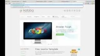 Installing our Kotoba Joomla Template - Quickstart package