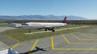 DAL A321 Landing | KSLC | Xplane-12