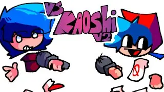 Friday Night Funkin VS kaoshi v2 (kao mix) All song
