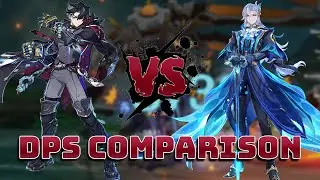 C0 Wriothesley VS C0 Neuvillette DPS Comparison || Genshin Impact 4.1