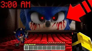 NEVER WATCH THE CURSED SONIC MOVIE AT 3 AM IN MINECRAFT 😱