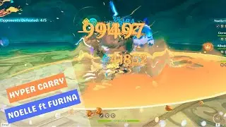 NOELLE IS INSANE WITH ALBEDO & FURINA!