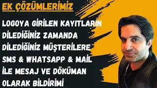 Logoya Girilen Kayıtların Sms Whatsapp Mail ile Bildirilmesi