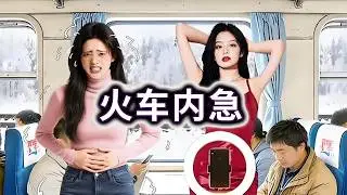 火车内急，帮小姐姐清理火车上的障碍，成功上厕所