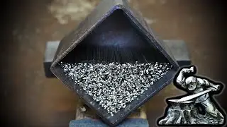 Damascus steel from 3800 pins.