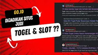 DOMAIN WEBSITE PEMERINTAHAN (GO.ID) DIJADIKAN SITUS TOGEL DAN SLOT