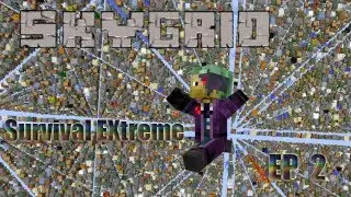 Skygrid 1.5 EP 2 - Generador de CobbleStone - Creado por Sethbling