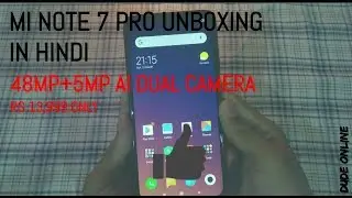 MI NOTE 7 PRO UNBOXING IN HINDI!