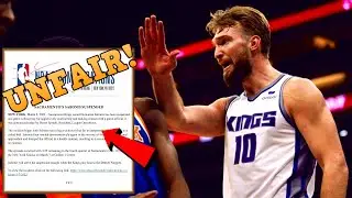 THE SABONIS SUSPENSION DOESN'T MAKE ANY SENSE!