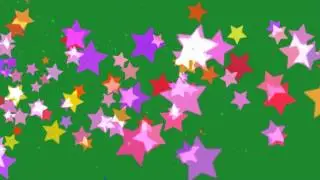 Pink Red stars Green Screen Green Screen Chroma Key Effects AAE