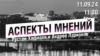 «Аспекты мнений» / Андрей Ларионов и Рустам Хафизов // 11.09.24