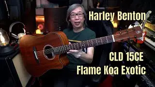 Harley Benton CLD 15CE Flame Koa Exotic
